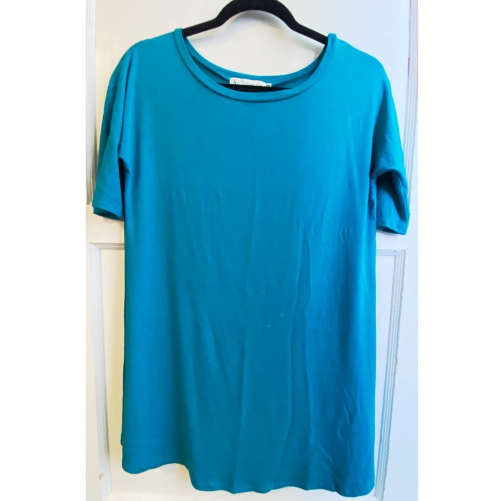 Fighting eel teal dress